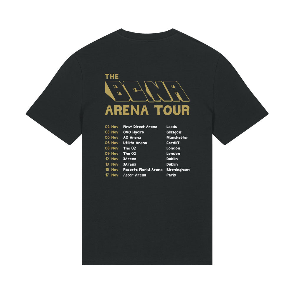 BCNR 2024 ARENA TOUR BLACK T-SHIRT (2XL only) – Black Country New Road
