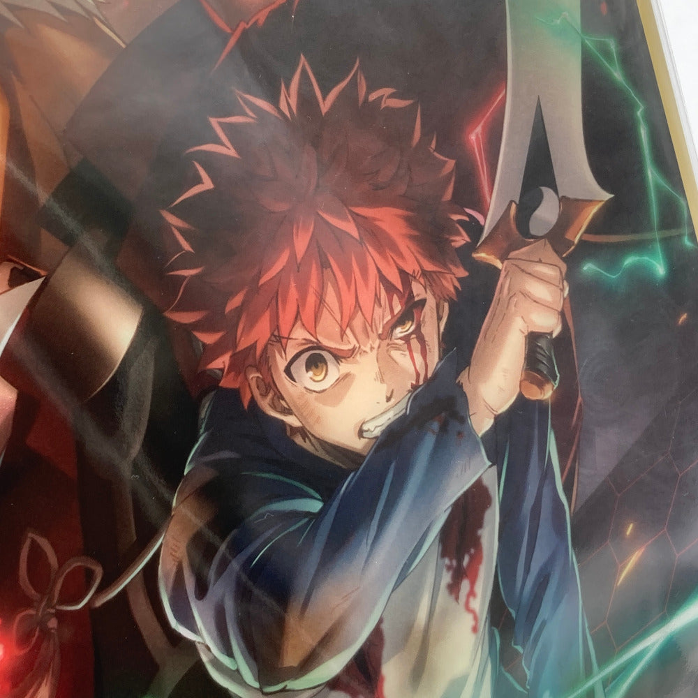 衛宮士郎＆アーチャー 箔押しA4アクリル色紙 「WEBSHOPくじ Fate/stay