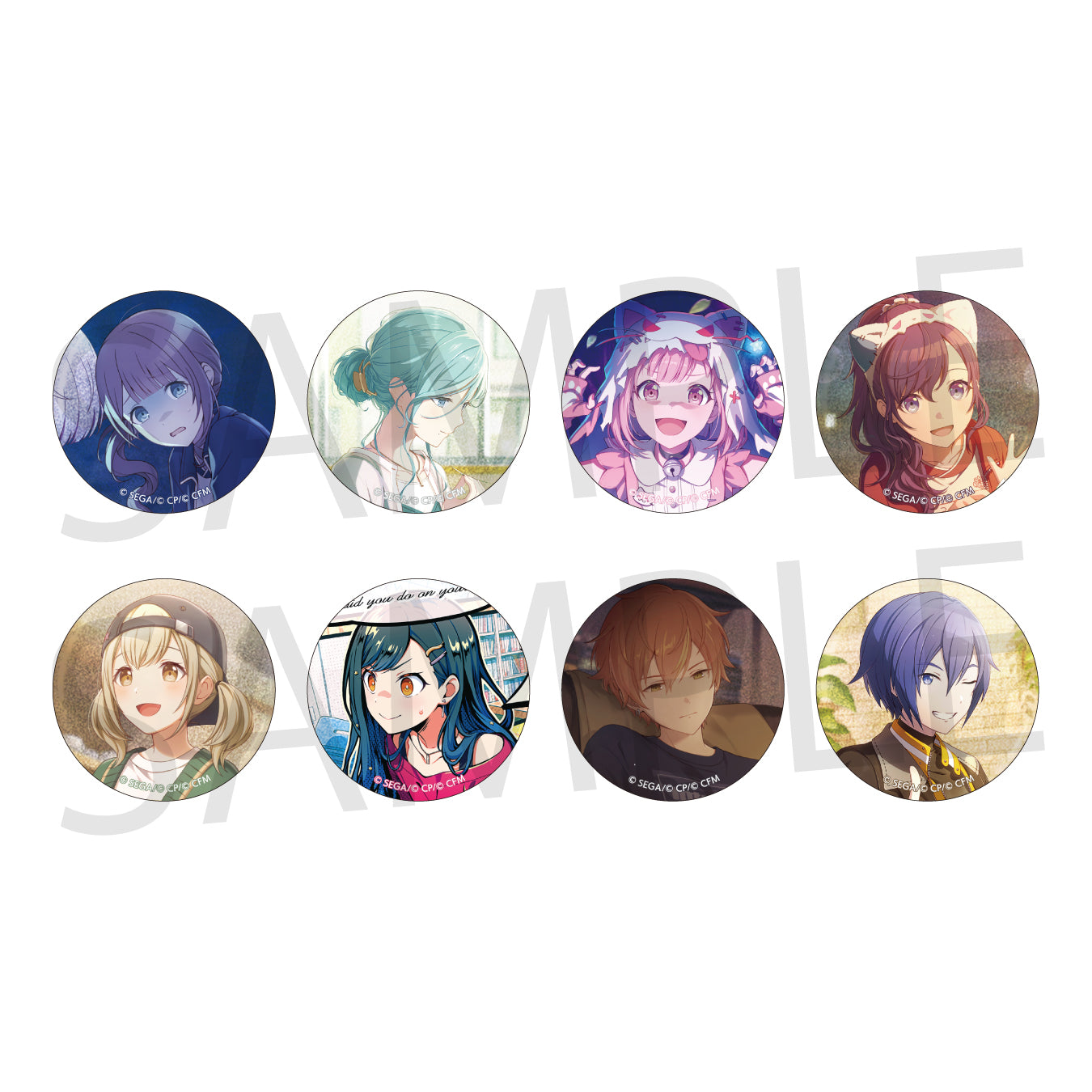 プロセカ 7A グリ缶 ホロ缶 ホログラム缶バッジカラパレ 特典 東雲彰人