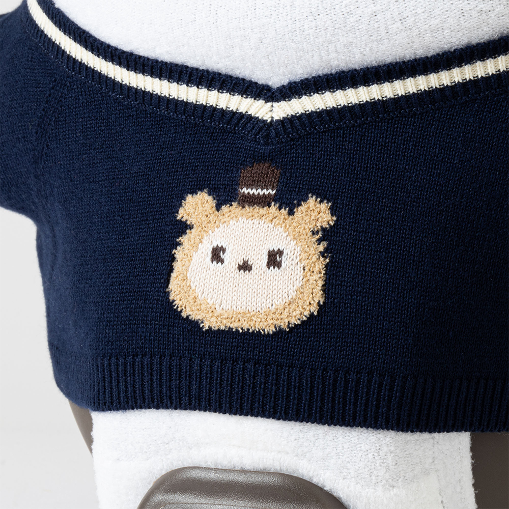 にっとプルオーバー くまみみらぼっと(ネイビー) | LOVOT ウェブストア