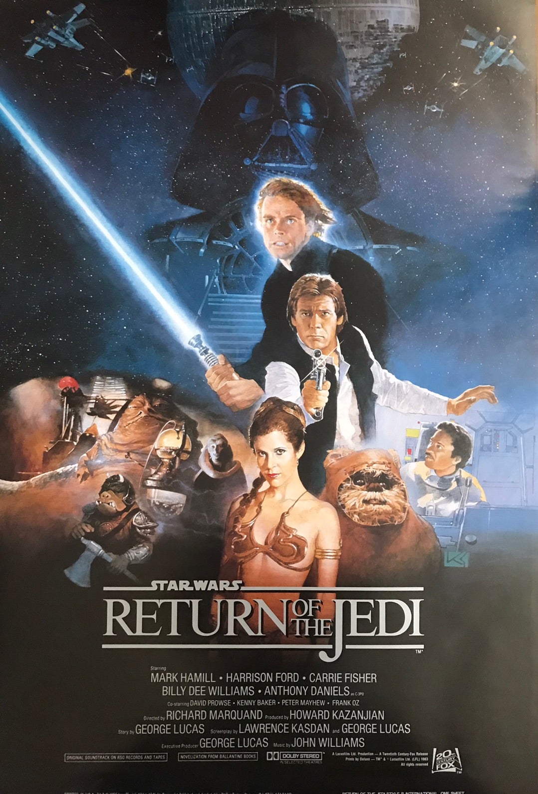 sw1映画 スターウォーズ ジェダイの復讐 オリジナルポスター 3枚