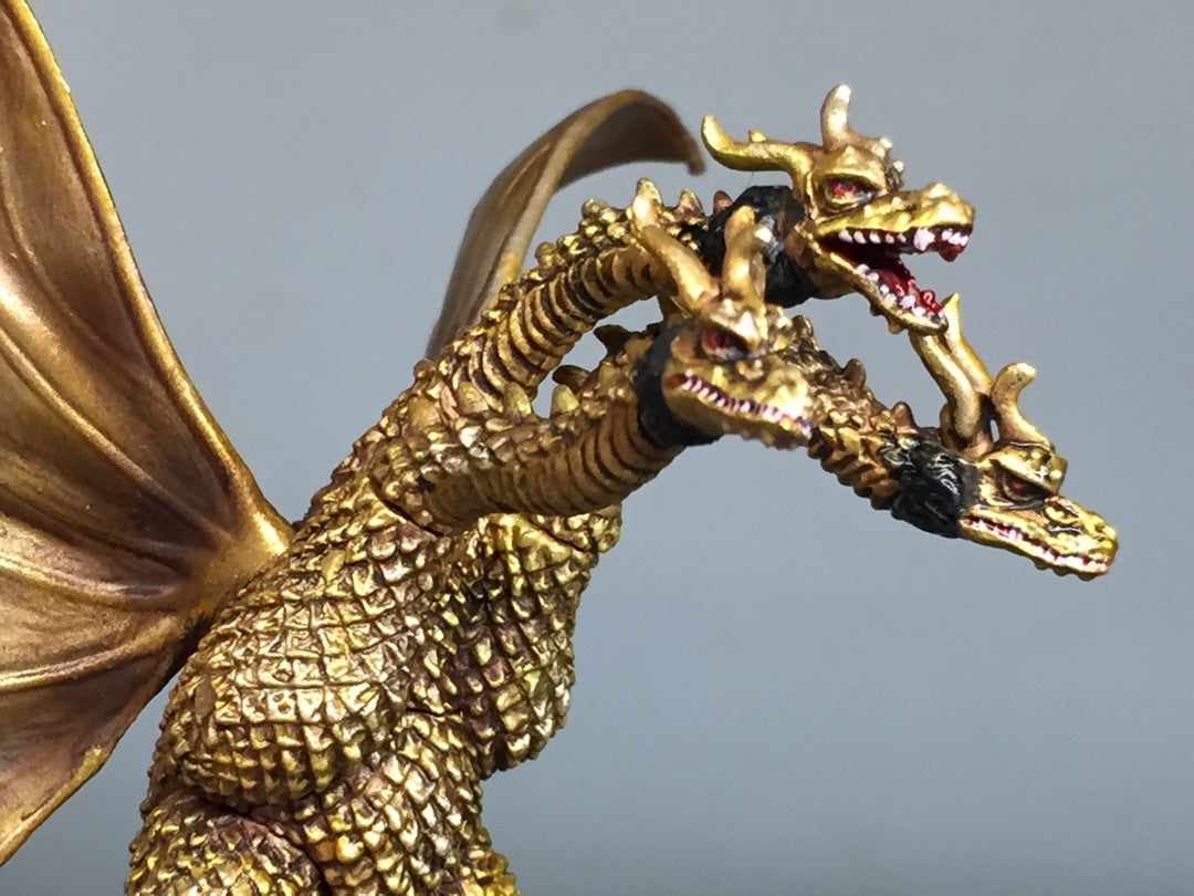 リペイント HG ゴジラ キングギドラ 1964 | メイクアップ