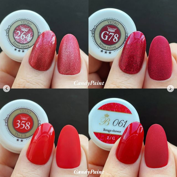 べトロ、ベラフォーマ 赤色比較☆ | 純国産のジェルメーカー