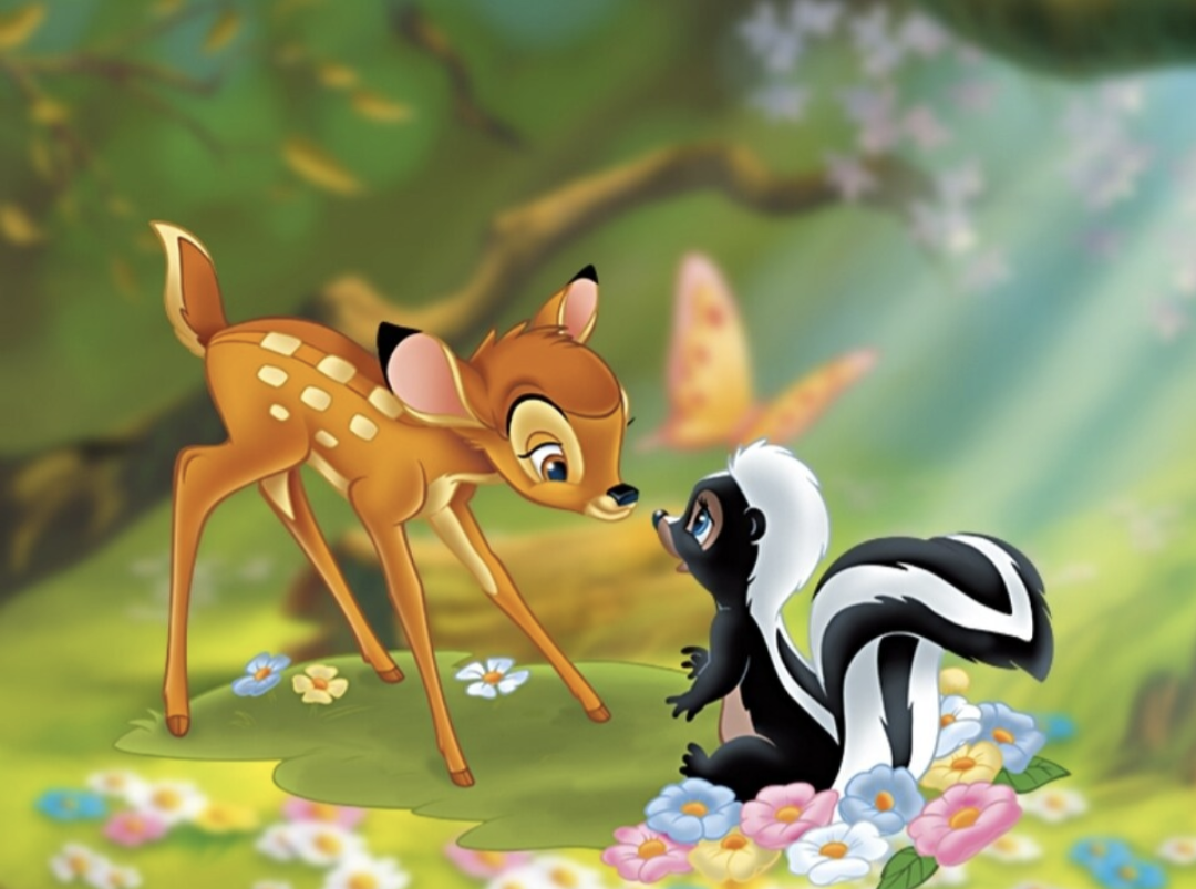 Disneyディズニー⭐バンビ（Bambi）子鹿⭐フラワー☆ファリーン