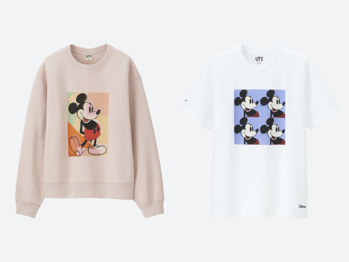 ユニクロより、「ミッキーマウス」と「アンディ・ウォーホル」が競演