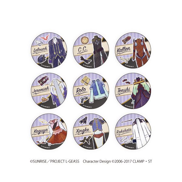 アパレル: コードギアス 反逆のルルーシュIII 皇道 缶バッジ 06 黒の