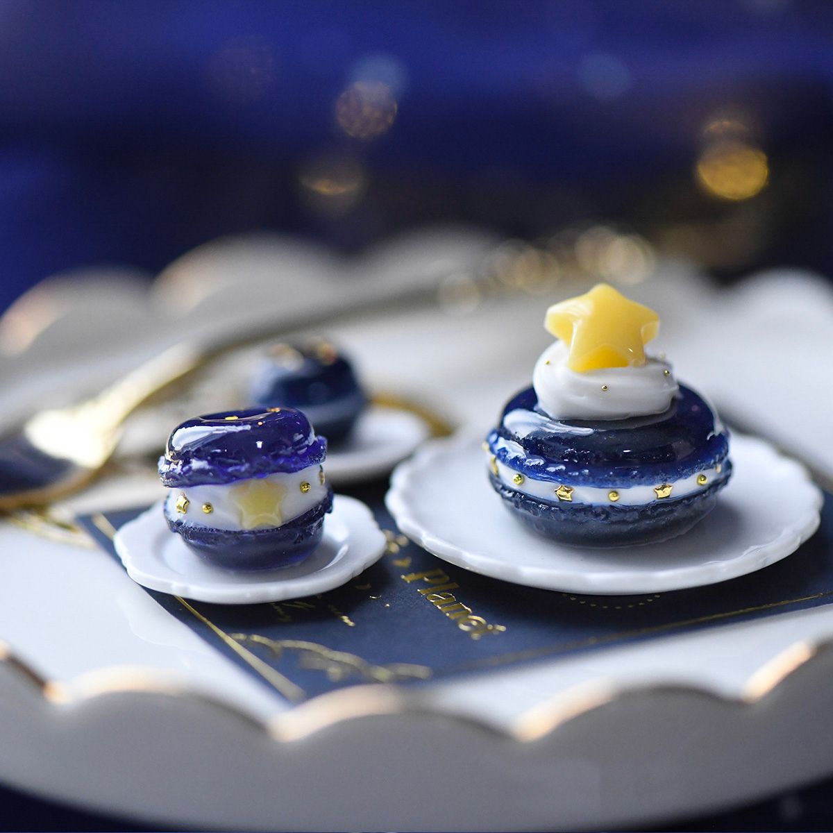 シリコンモールド マカロン カフェモチーフ スイーツ お菓子 チャーム