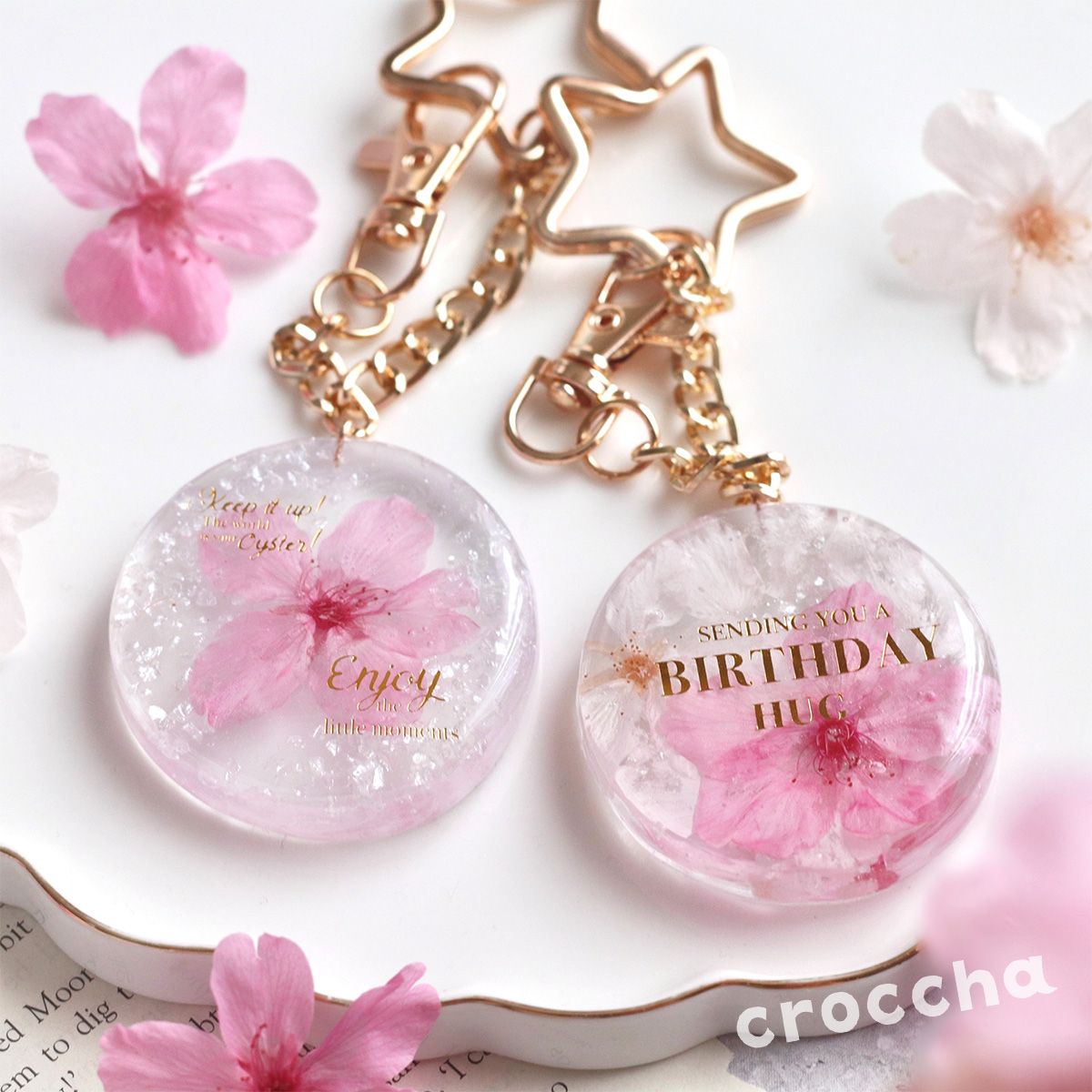 桜の花びら 6枚入り さくら プリザーブドフラワー | クロッチャショップ