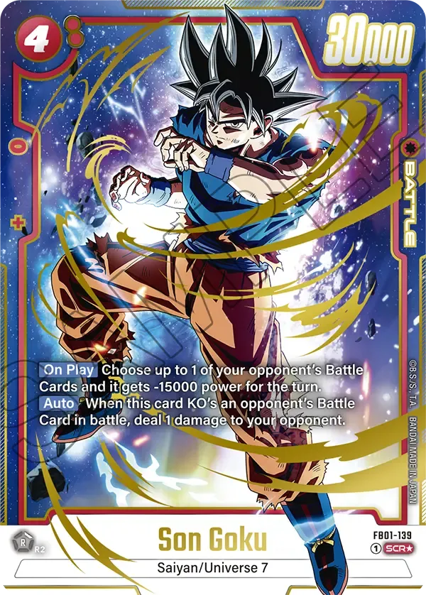 FB04-129 Son Goku Dragon Ball Super Card Game Fusion World Card