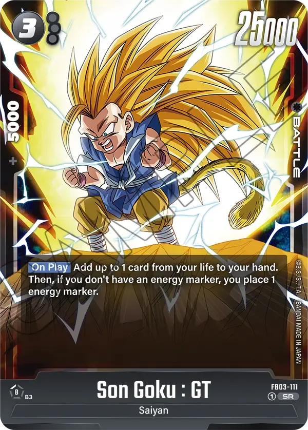 FB03-140 Son Goku : GT Dragon Ball Super Card Game Fusion World