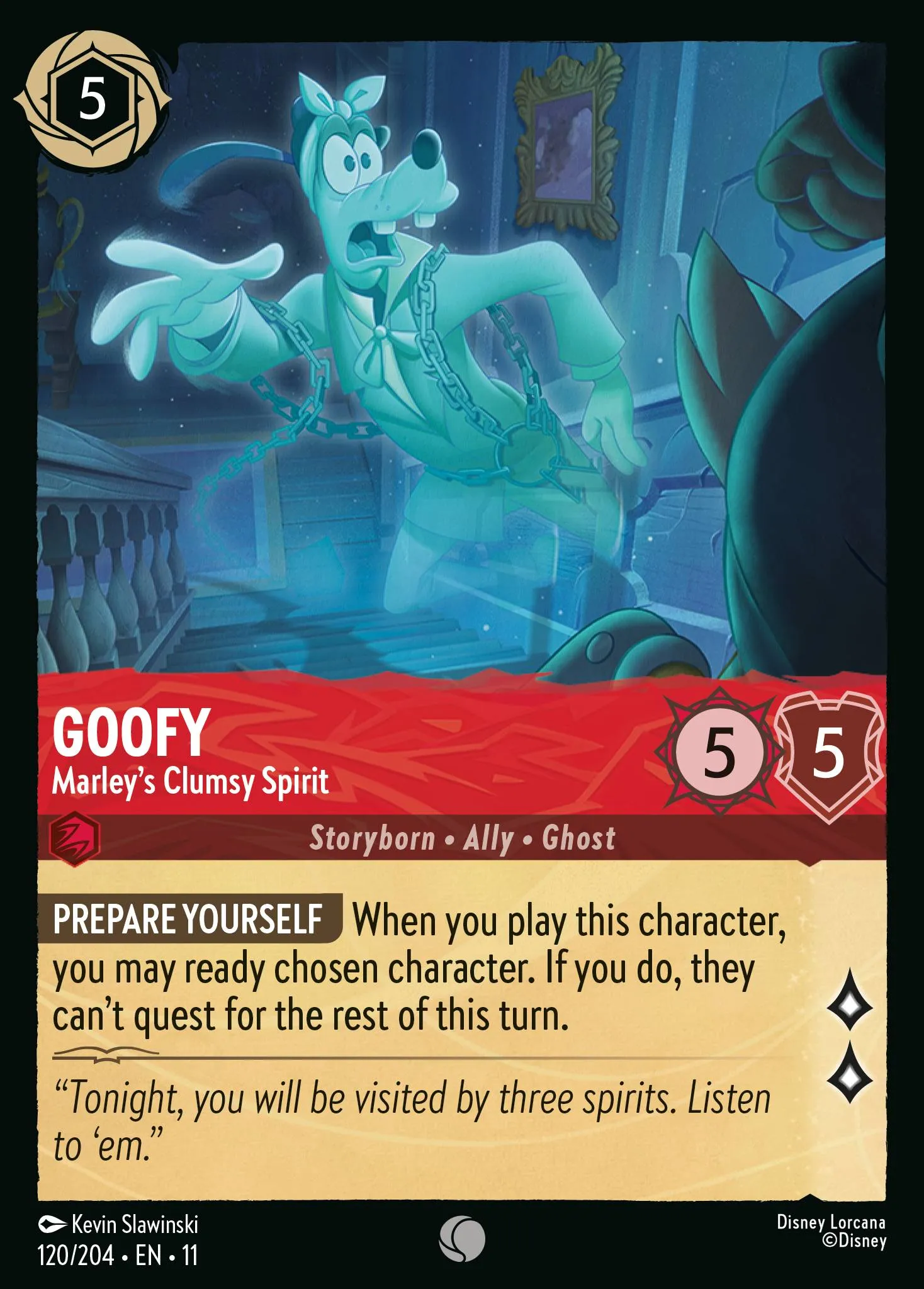 004-107 Goofy - Super Goof Lorcana Card | Disney Lorcana