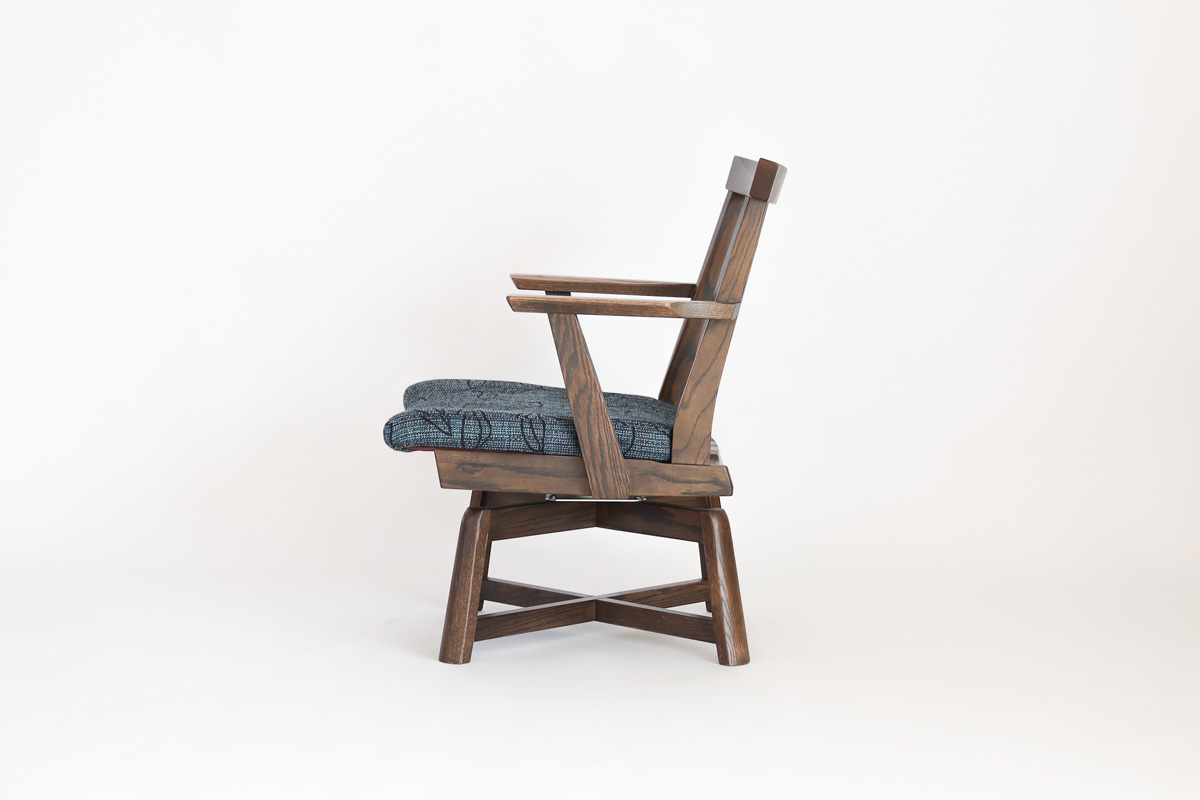 ibata直営 木楽 回転チェア｜CHAIR｜飛騨の家具/国産家具/無垢材の家具