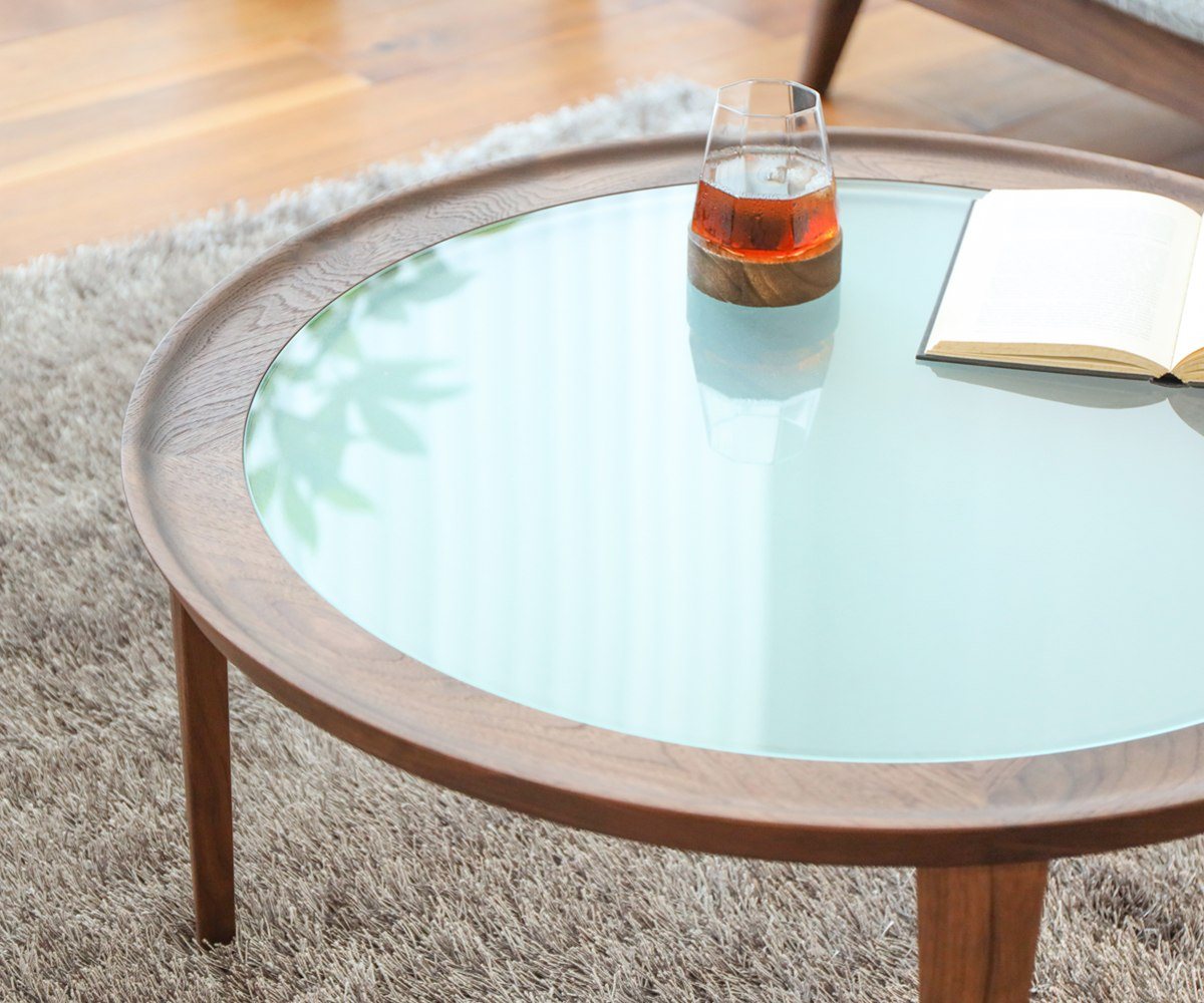 凜 リビングテーブル ガラス天板 | 【公式】飛騨の家具『株式会社