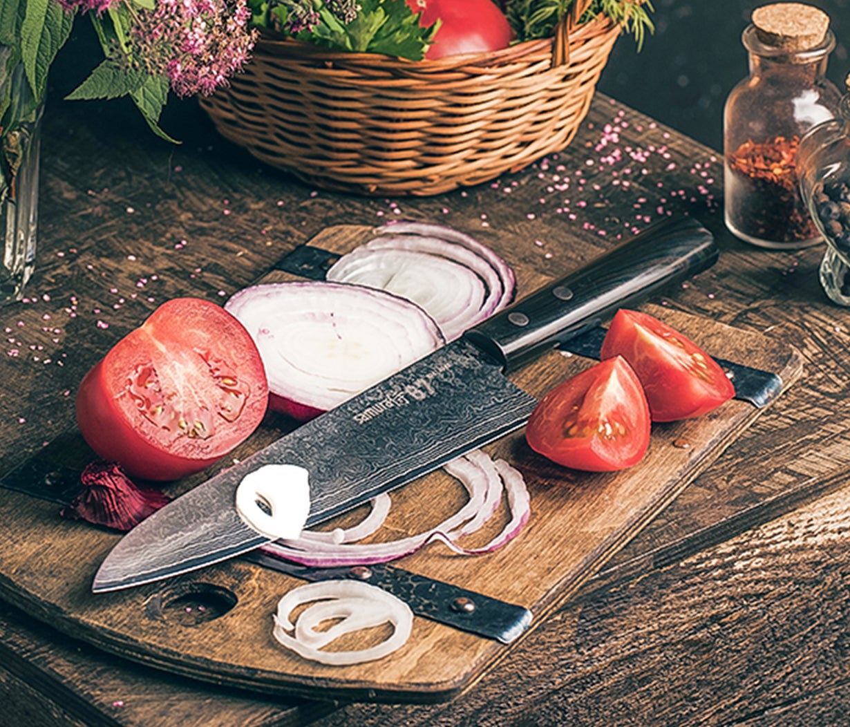 包丁【ダマスカス67シリーズ】シェフナイフ（牛刀）大型の万能包丁