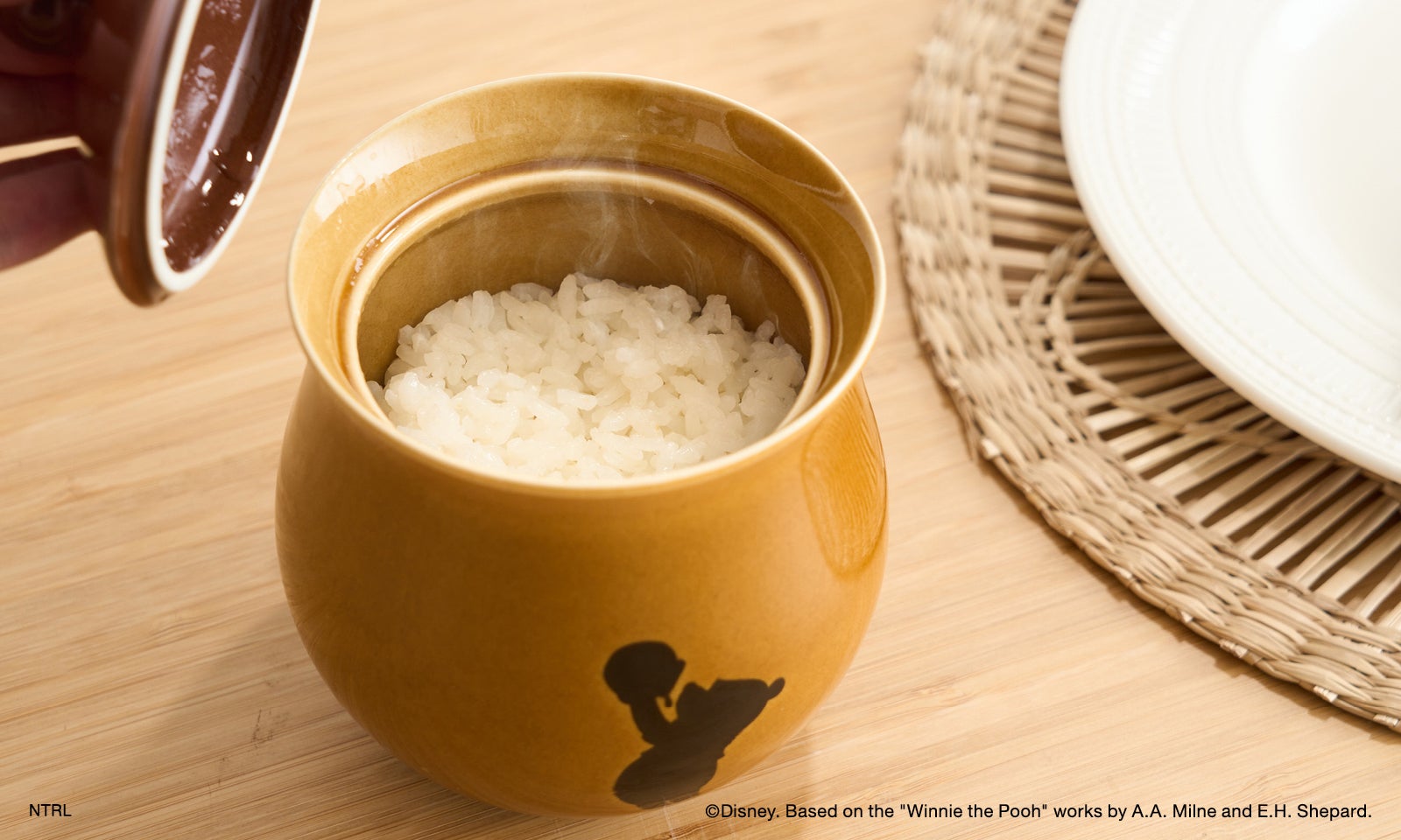 くまのプーさん」モデルになったレンジスターごはん！萬古焼土鍋で炊き