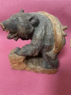 砂澤一雄（砂澤ビッキ氏の実弟）未完成熊立像【激レア、巨匠の作品】