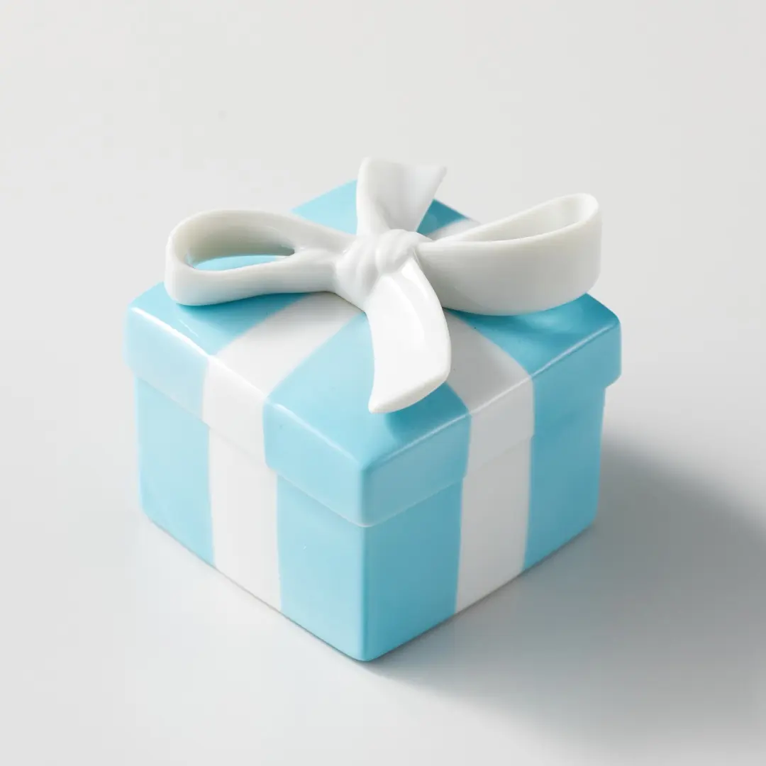 2026年最新】ティファニー 小物入れ ミニブルーボウボックス 陶器の