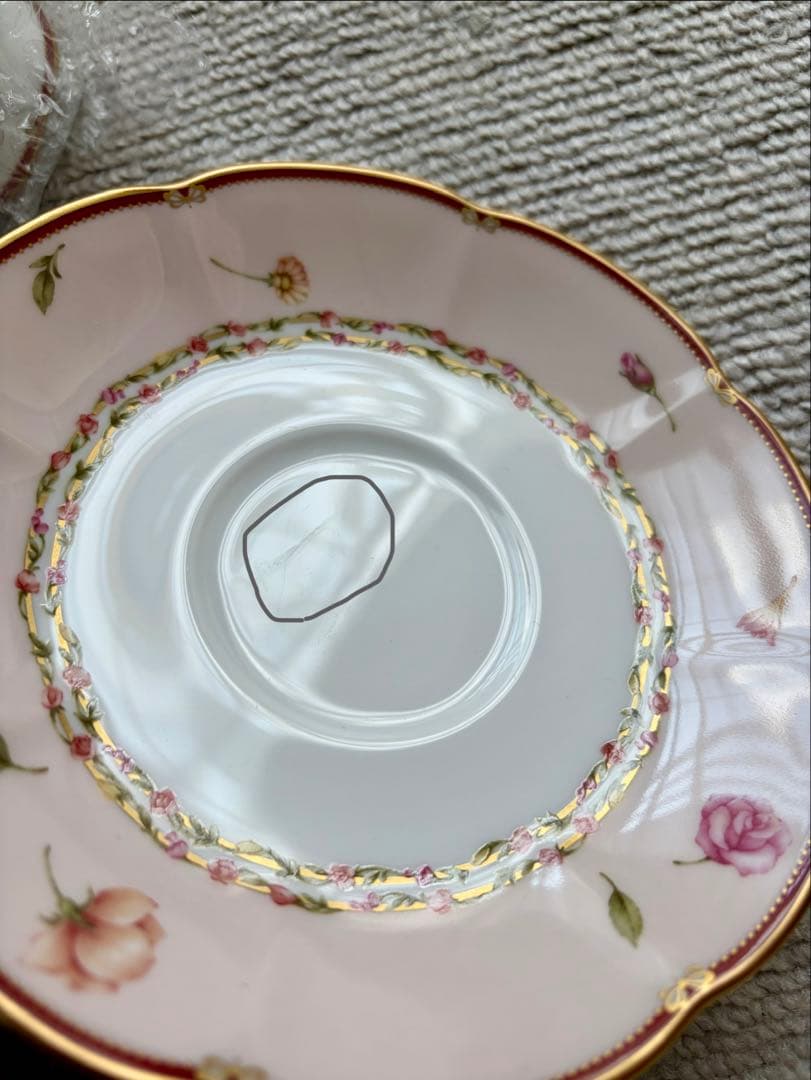 ナルミ ロージーレーン ロージーブレスレットカップ ソーサー 廃盤品4