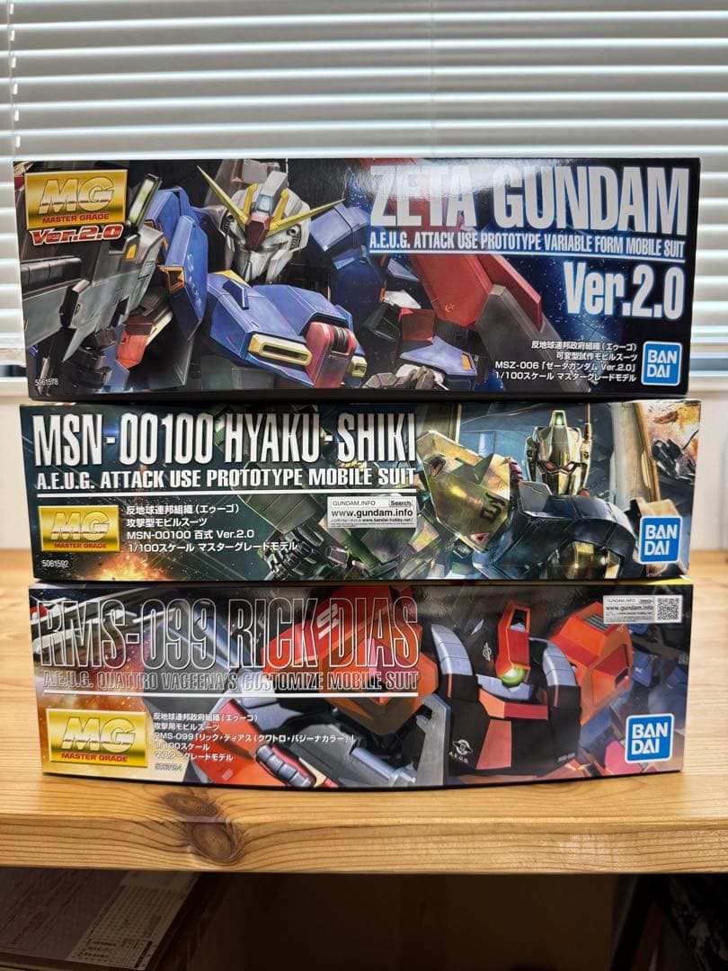 MGガンプラセット Ζガンダム2.0、百式2.0、リック・ディアス - メルカリ