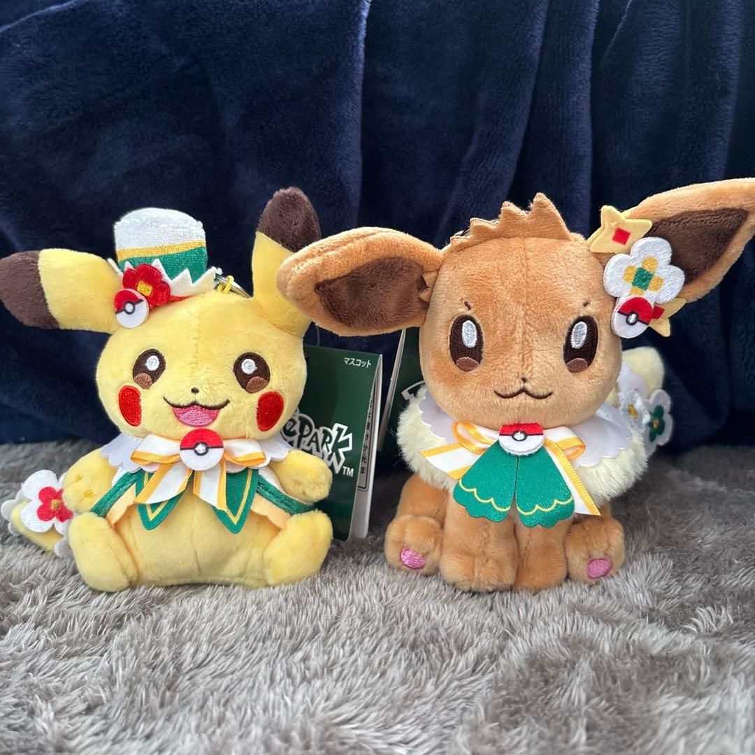 顔厳選】ピカチュウ イーブイ ぬいぐるみ キーホルダー マスコット
