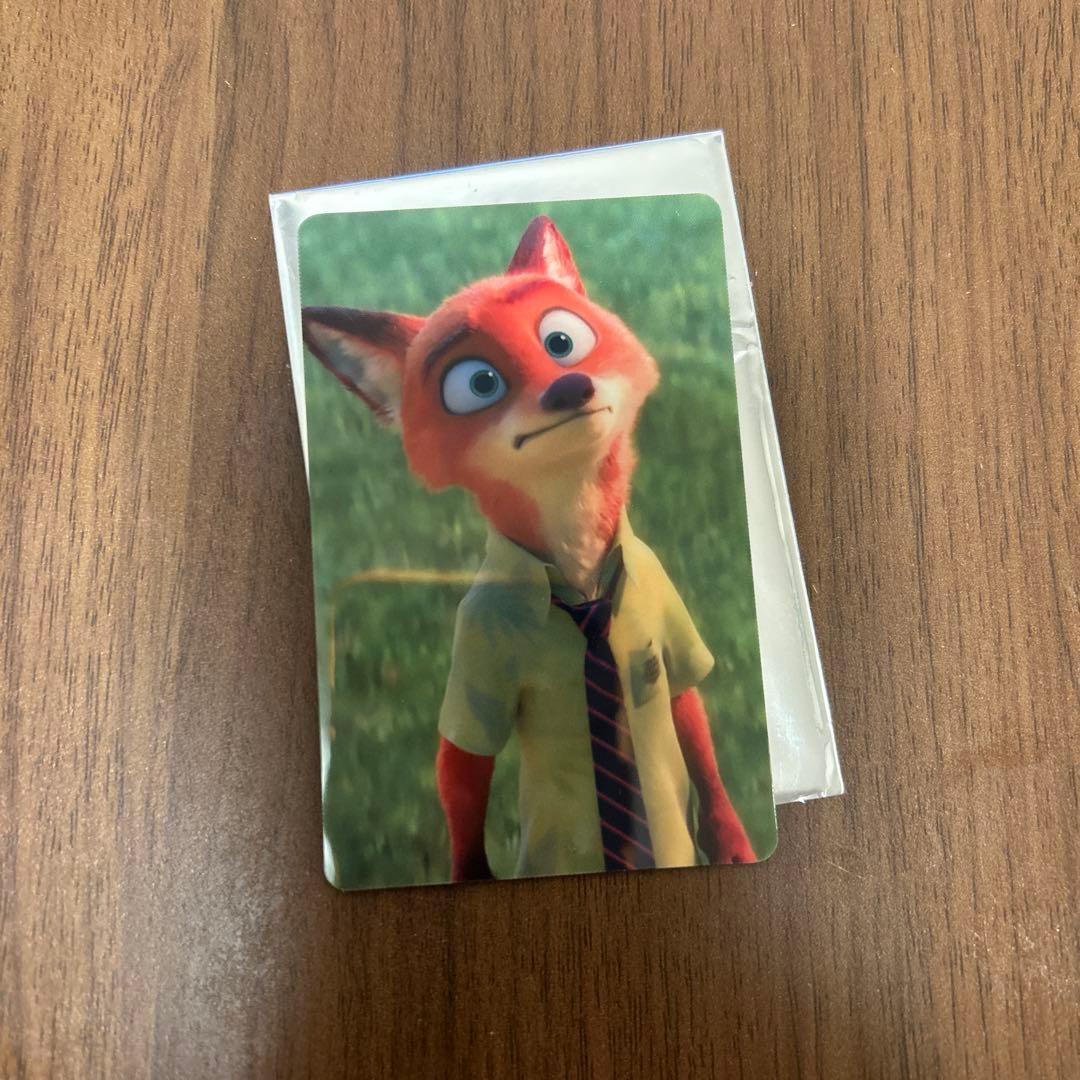 ズートピア コラボカフェ ニック 予約特典 カード - メルカリ