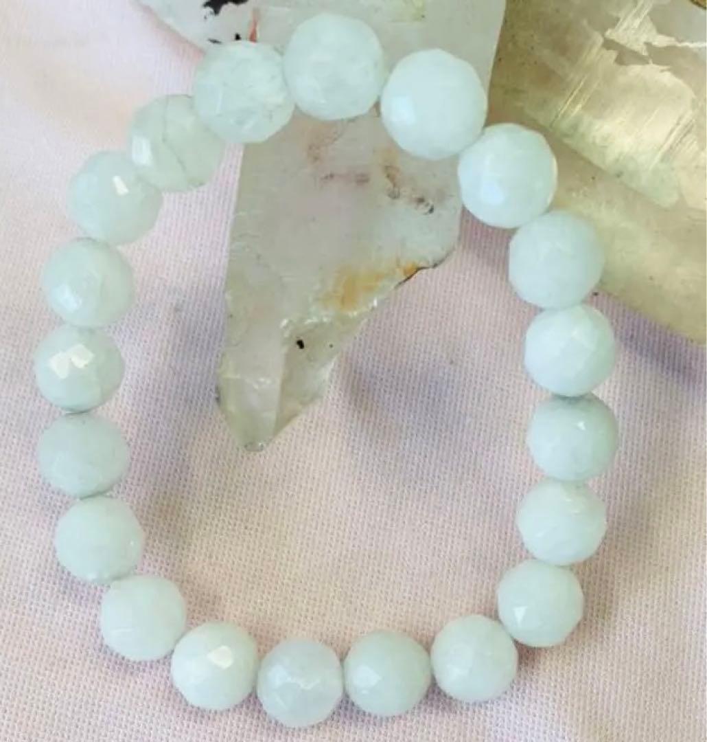 アゼツライト　《64面カット》10㎜玉ブレスレット