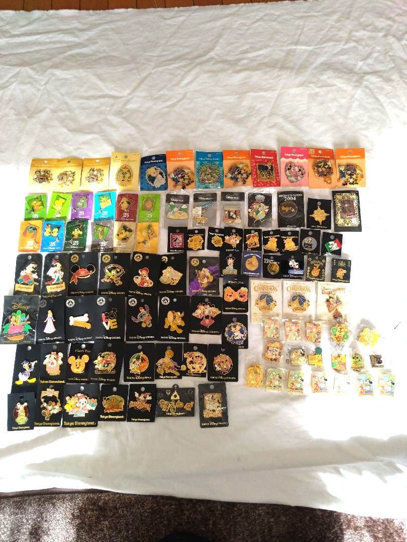 ディズニーピンバッジ 98個 未使用保管品 日本未発売 海外ディズニー ピンバッジ まとめ - メルカリ