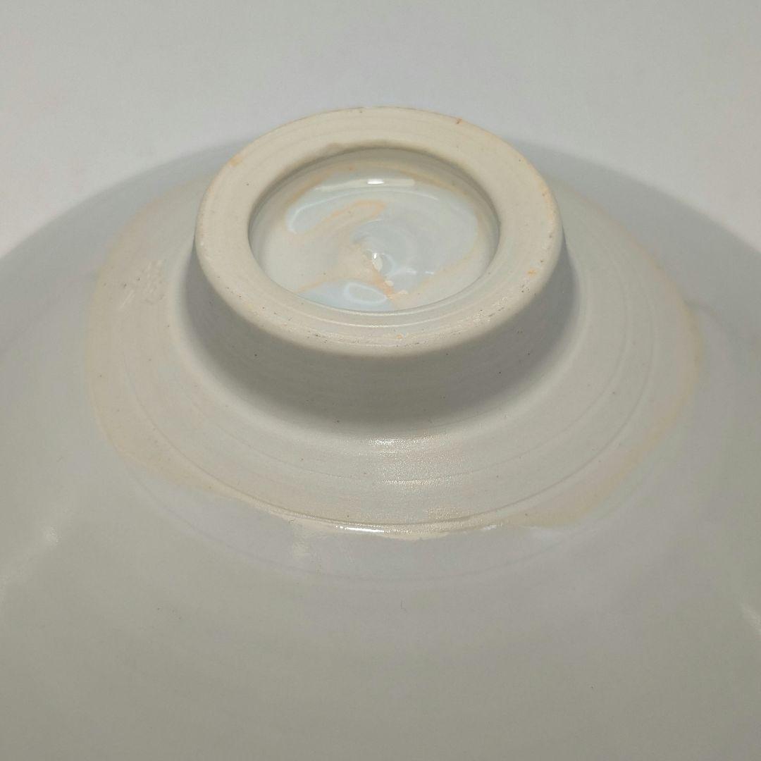 加藤巌 京焼 染付茶碗 共箱 木葉文 清水焼 抹茶碗 抹茶茶碗