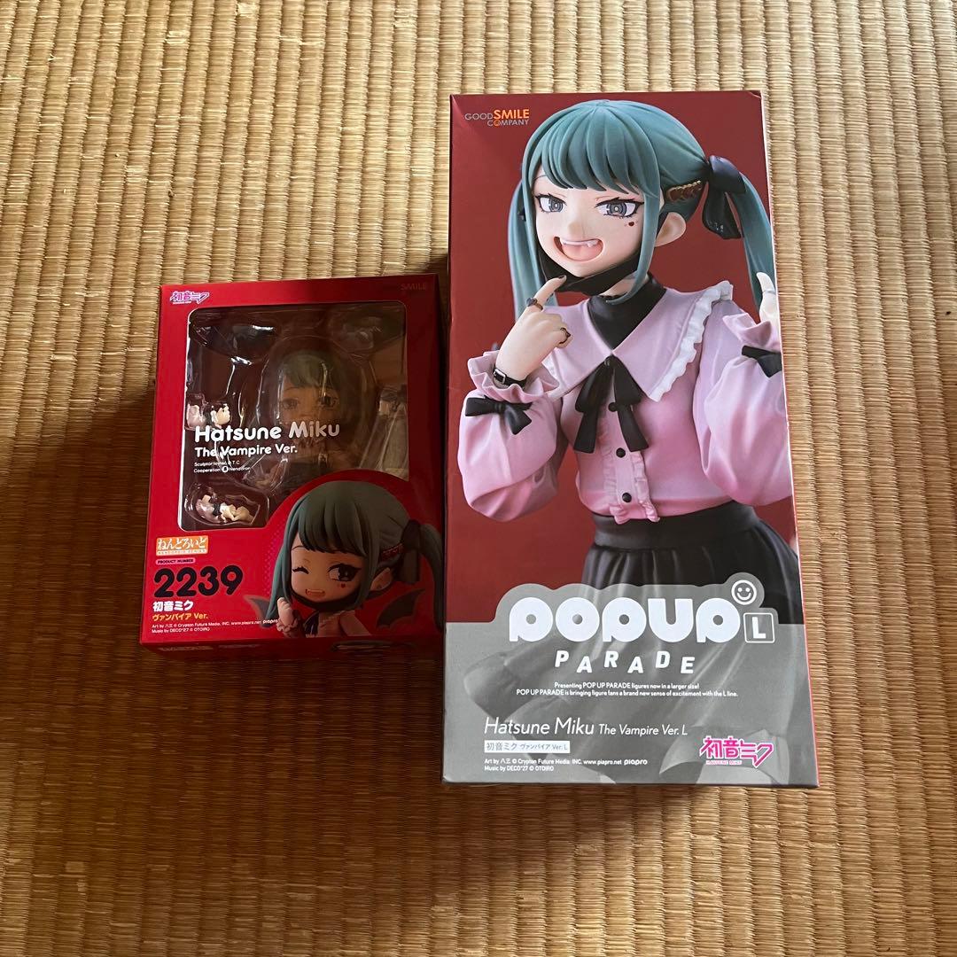 初音ミク　ヴァンパイアver ねんどろいど　popup フィギュアセット ねんどろいど 初音ミク ヴァンパイア Ver. (フィギュア) - ホビー