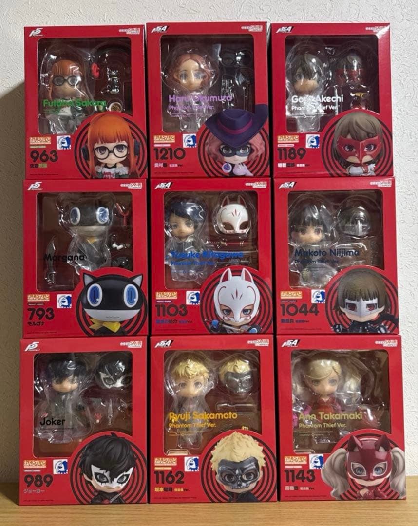 ペルソナ５ ねんどろいど ９体 ペルソナ5 ザ・ロイヤル』より「ジョーカー」「モルガナ」「パンサー