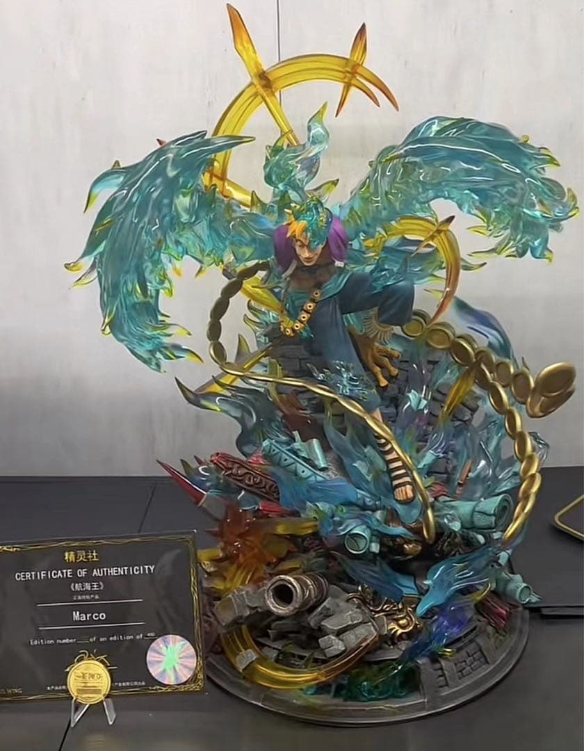 ワンピース マルコ ガレージキット ガレキ スタチュー③① - メルカリ