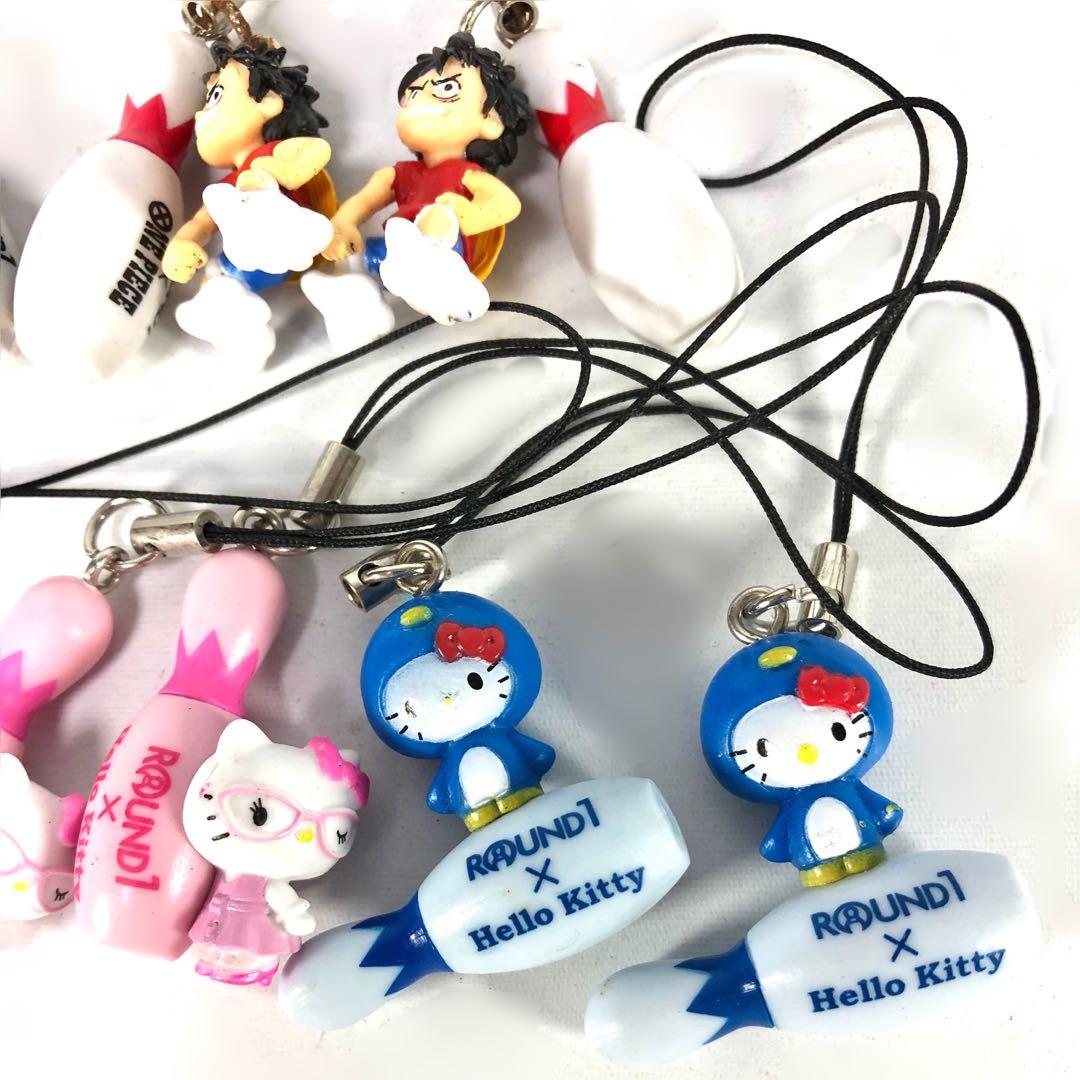 ラウンドワン ROUND1 ラウワン ストラップ キティちゃん ワンピース