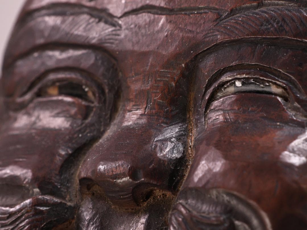 BK201 時代木彫 江戸期 大隅源義縄 作 恵比寿像 大黒像 玉眼 江戸