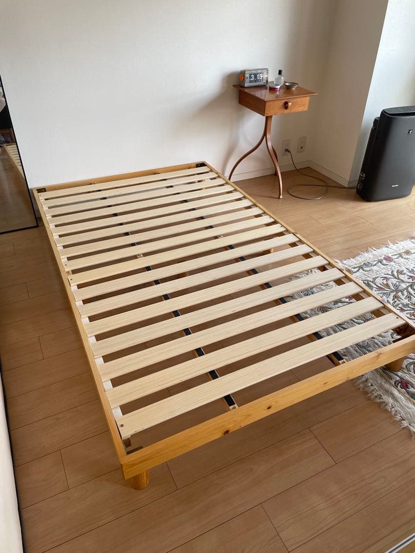 セミダブルベッドフレーム 天然木製 すのこ MINT すのこベッド スノコベッド セミダブル ベッド ベッドフレーム
