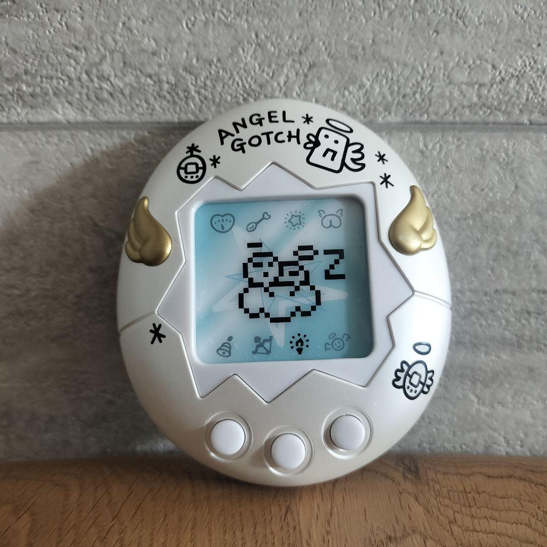 たまごっち 一番くじ C賞 コンパクト ミラー てんしっち ホワイト 白