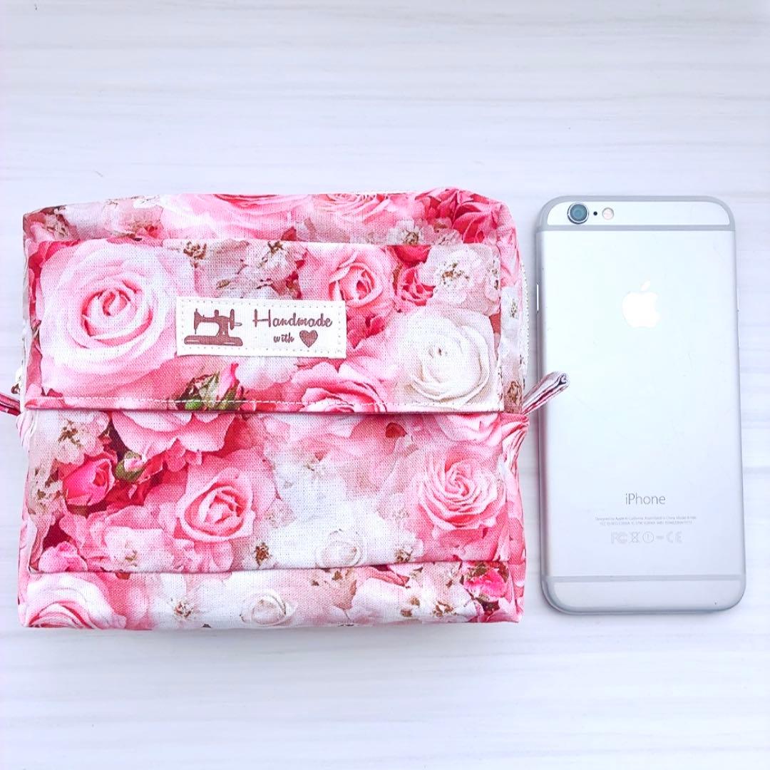 ☆k.k様専用☆ ハンドメイドポーチ ティッシュケース付き 2個 A465