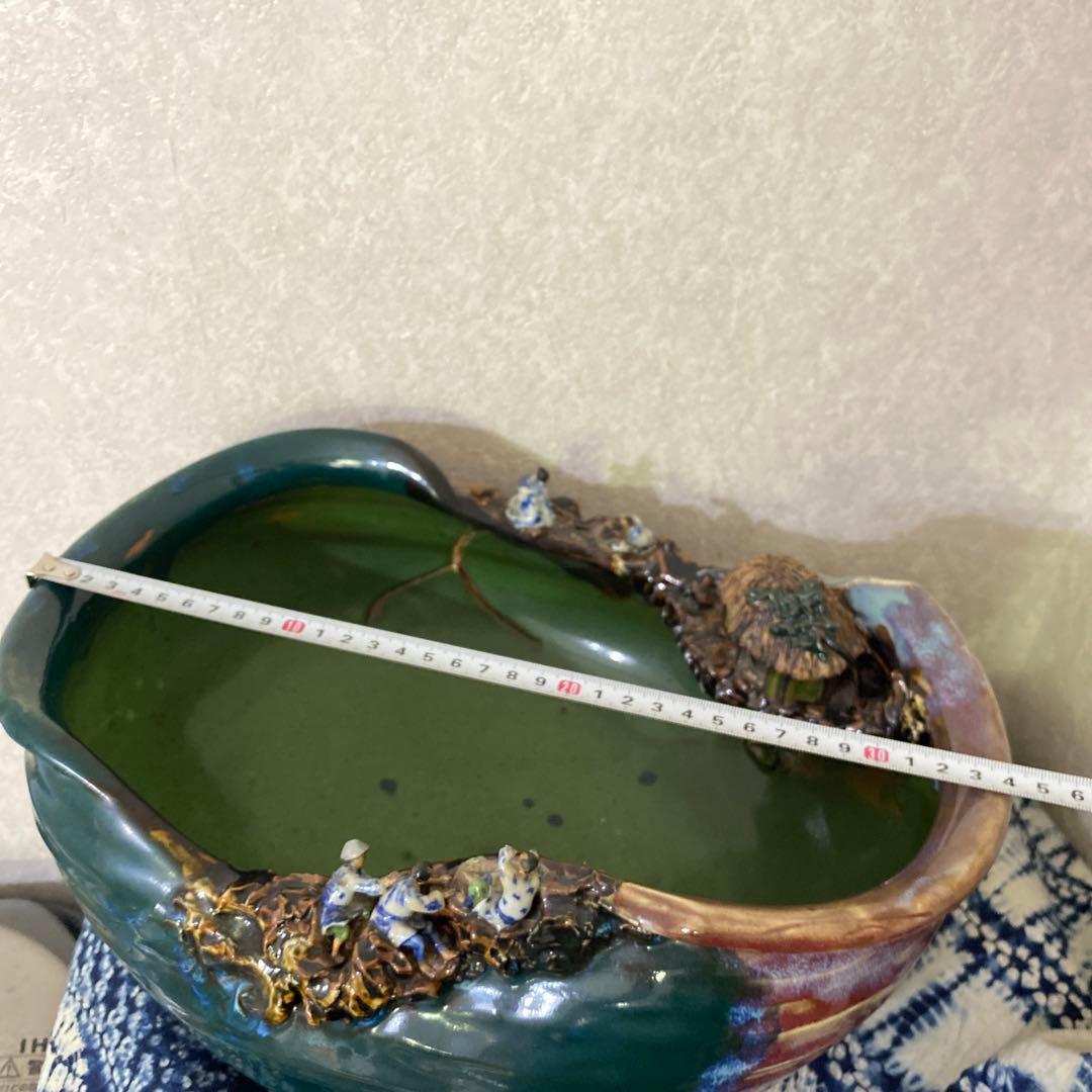 隅田焼大鉢石黒香ニ井上良斎