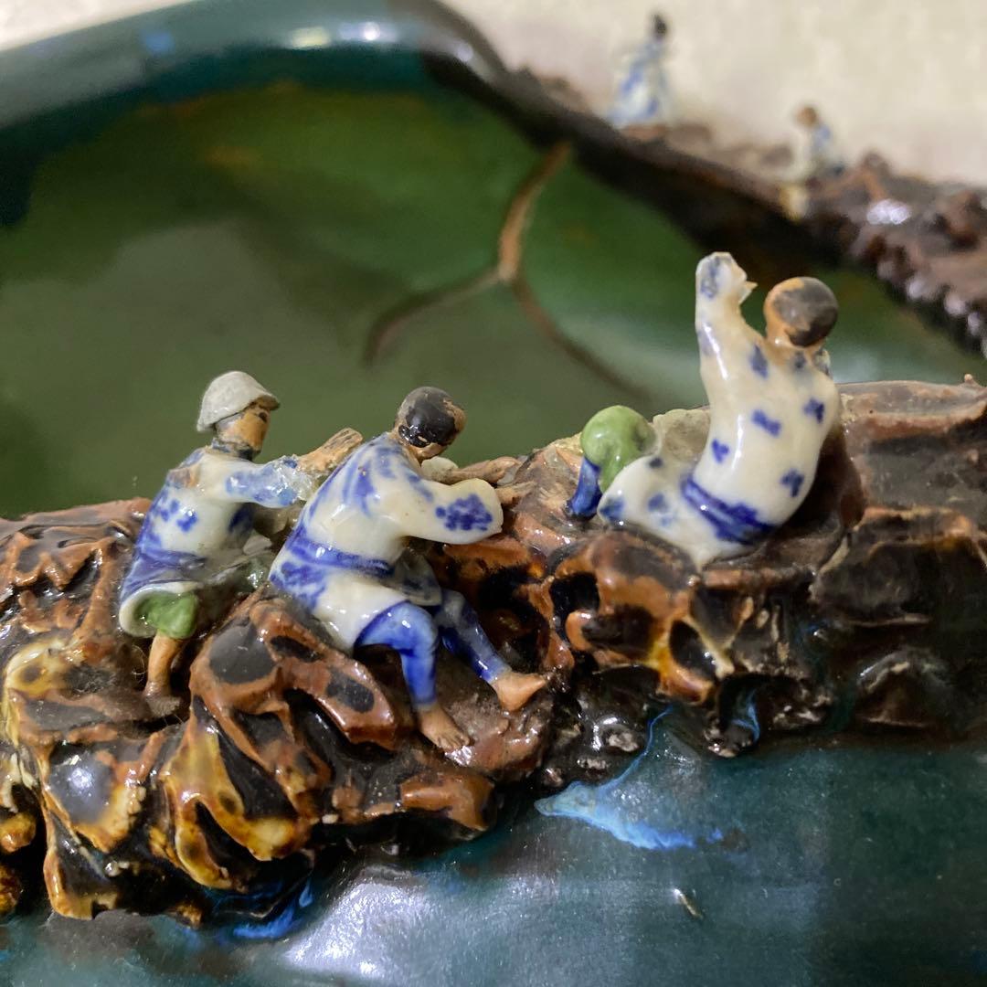 隅田焼大鉢石黒香ニ井上良斎