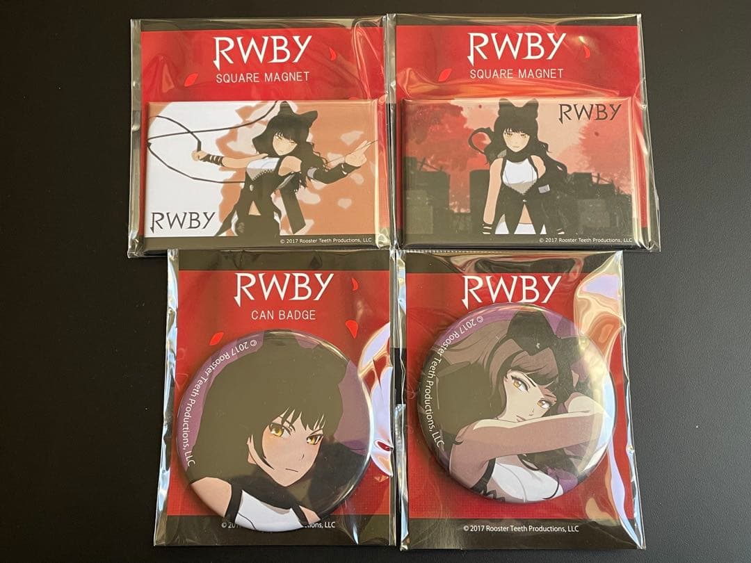 RWBY ブレイク・ベラドンナ　缶バッジ　スクエアマグネット　新品未開封 ねんどろいど ブレイク・ベラドンナ