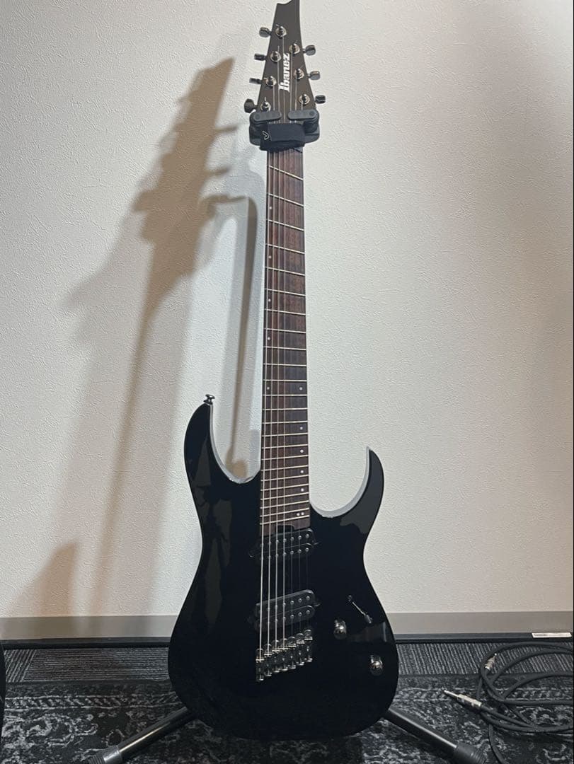 中古品 新品弦プレゼント Ibanez RGMS7-BK 7-String Amazon.com: Ibanez RGMS7 - Black : Musical Instruments