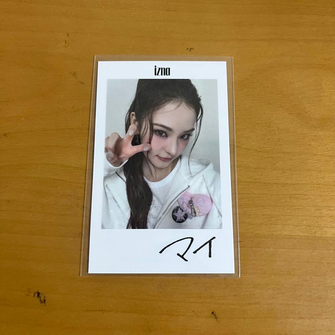 izna ファンミ 会場限定 CD 特典 2枚同時 チェキ風 トレカ マイ - メルカリ