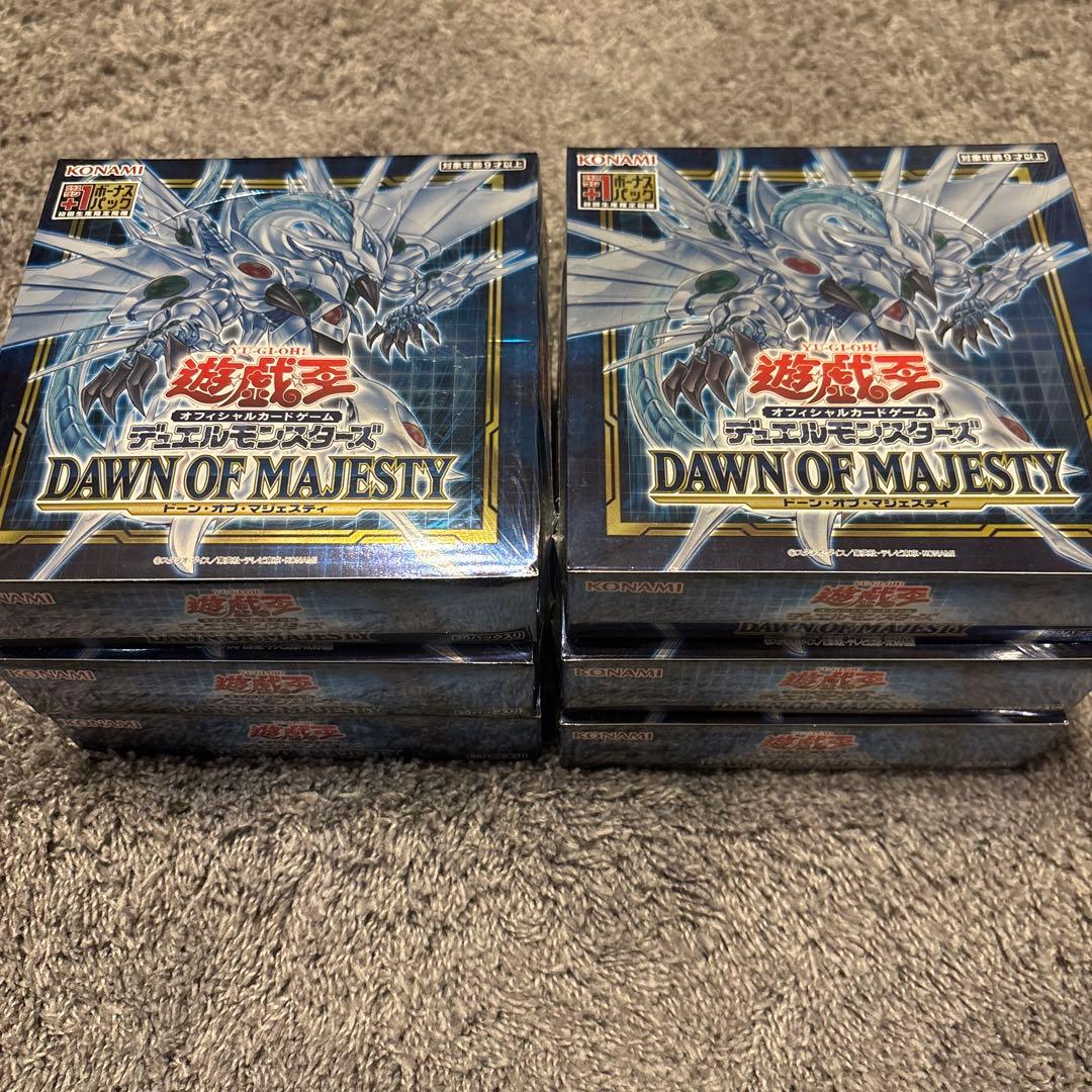 遊戯王OCG DAWN OF MAJESTY 6ボックスセット Amazon.com: Yugioh Dawn of Majesty 1st Edition Booster Box : Toys