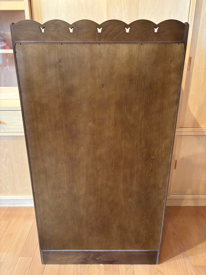 極美品】ウッドギャラリー樹 Alice ガラスキャビネット 飾り棚 - メルカリ