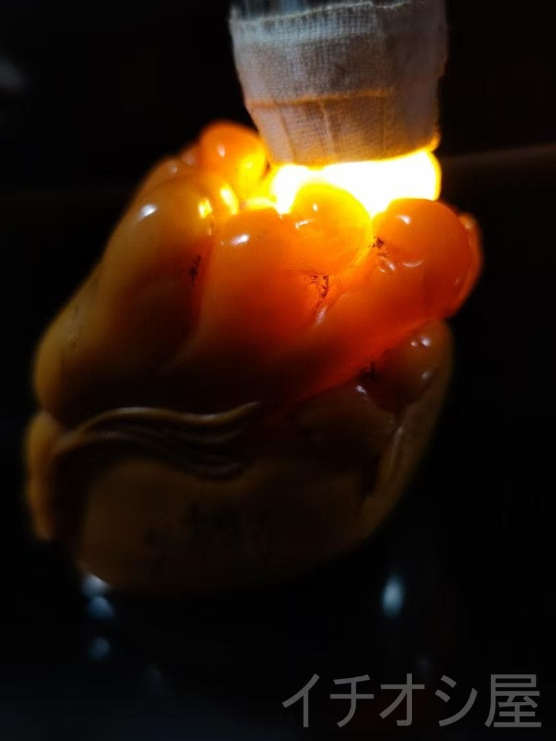 福寿双全】印鑑｜寿山石田黄石の印章｜福广作款｜天然石｜細密彫｜開運