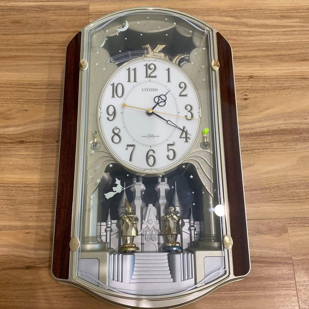 CITIZEN 4MN463-0 からくり時計 仕掛け時計 音楽 電波時計付き - メルカリ