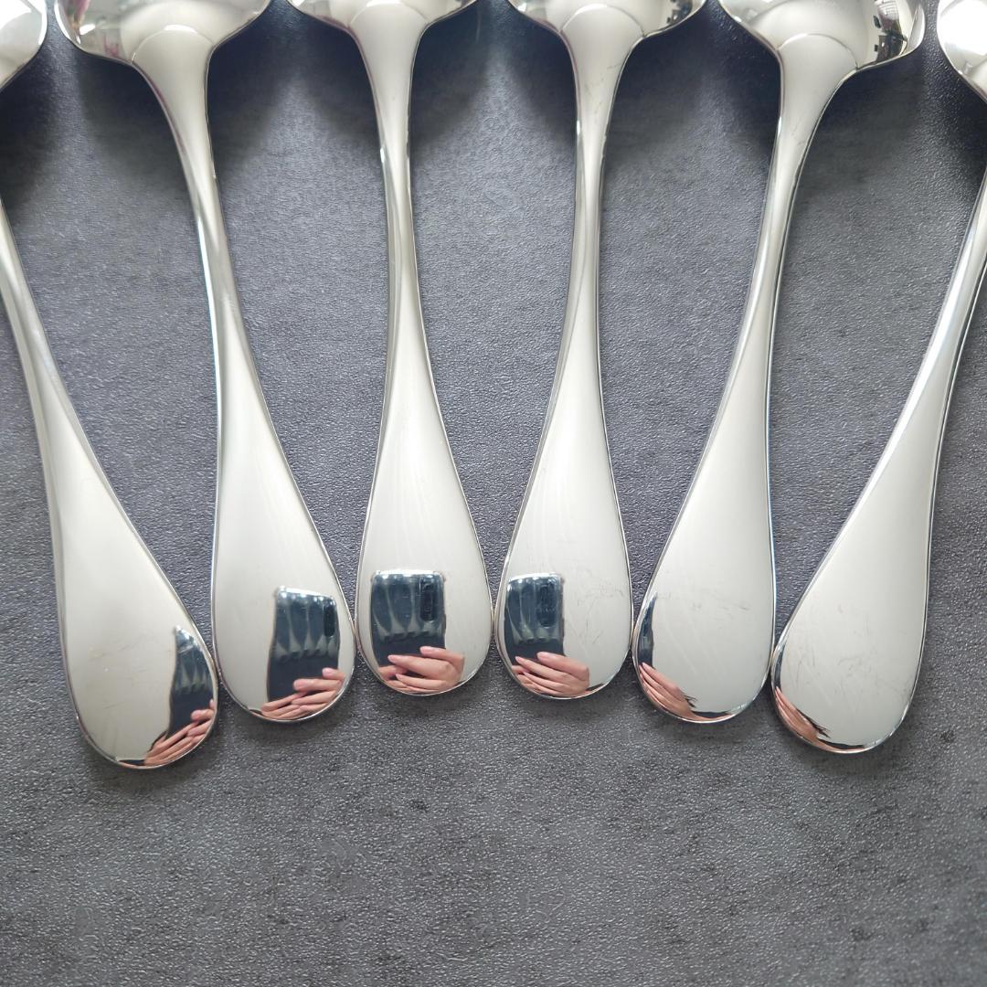希少 美品 クリストフル フィデリオ コンソメスプーン 6点 - メルカリ