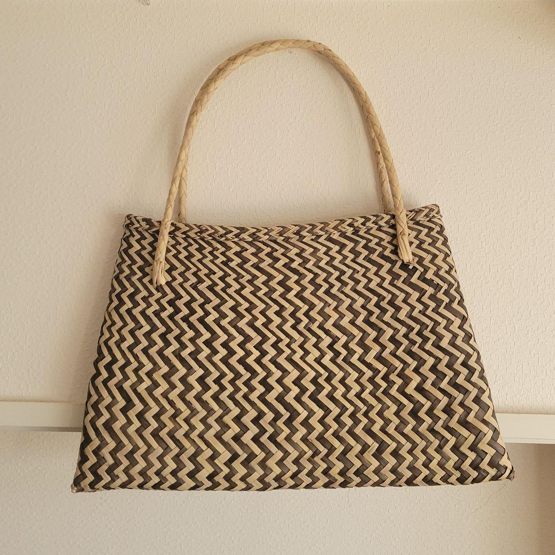 バスケット★トートバッグ★かご★ロンハーマン 持つだけでリゾート気分！ロンハーマンのカゴバッグ【ブランディア】