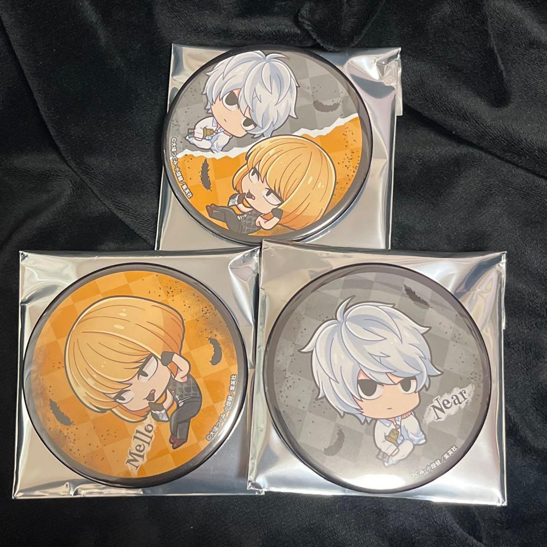 デスノート ラッキー缶バッジBOX デフォルメ ニア メロ - メルカリ