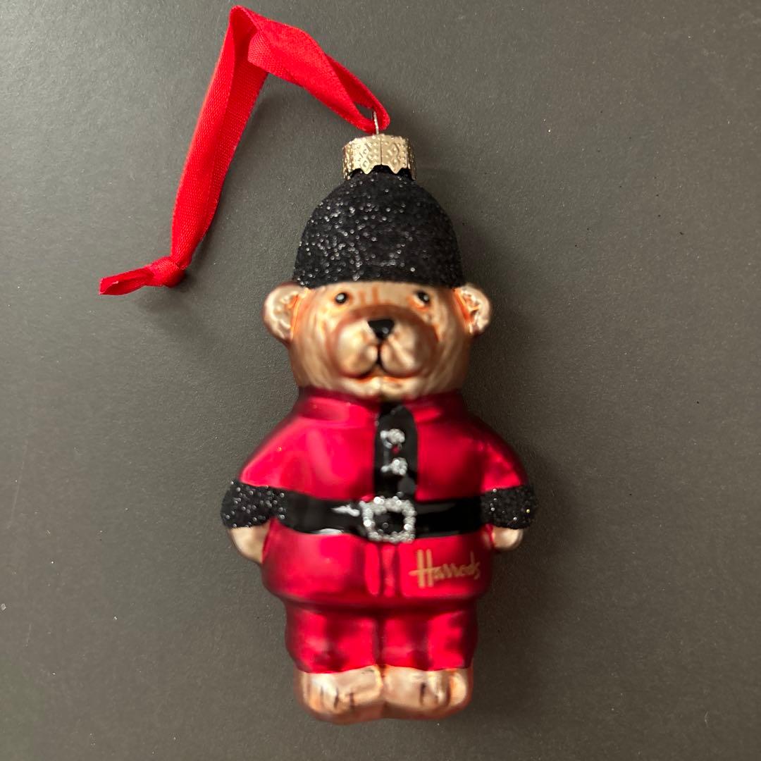 メルカリ便】 Harrods ハロッズ ガラスオーナメント4個セット - メルカリ