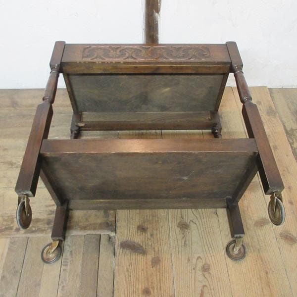 イギリス アンティーク 家具 キッチンワゴン トロリー 引き出し付き